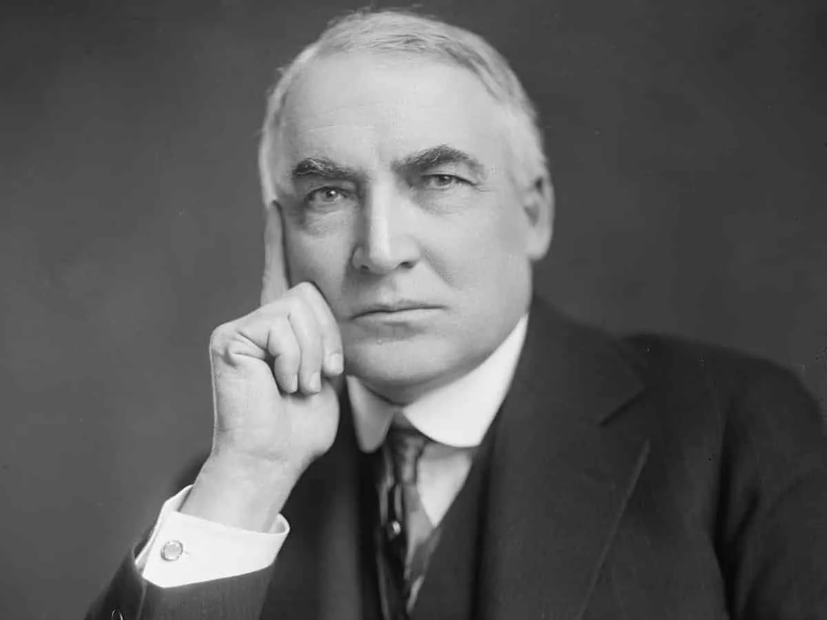 warren g harding went on a self described voyage of understanding image