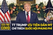 Cứu trợ COVID: TT Trump ưu tiên dân Mỹ, chỉ trích Quốc hội phung phí