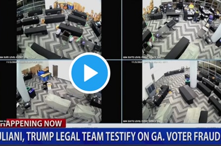 LS của TT Trump công bố video quay nhân viên kiểm phiếu Georgia lấy “nhiều vali phiếu’ từ gầm bàn