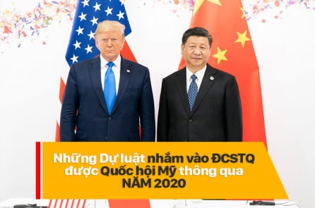 Những Dự luật nhắm vào ĐCSTQ được Mỹ thông qua năm 2020