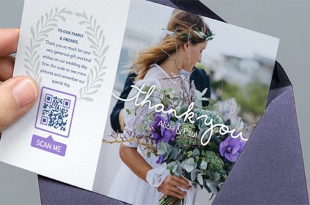 Ấn Độ: In mã QR lên thiệp cưới để khách gửi quà mừng