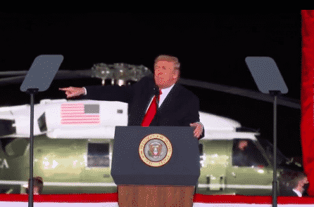 TT Trump tuyên bố trong buổi vận động ở Georgia: “Tôi không đầu hàng!”
