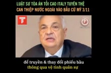 Lời chứng hữu thệ của LS. Italy về can thiệp nước ngoài vào bầu cử Mỹ