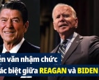 Sự khác biệt trong diễn văn nhậm chức của ông Reagan và ông Biden