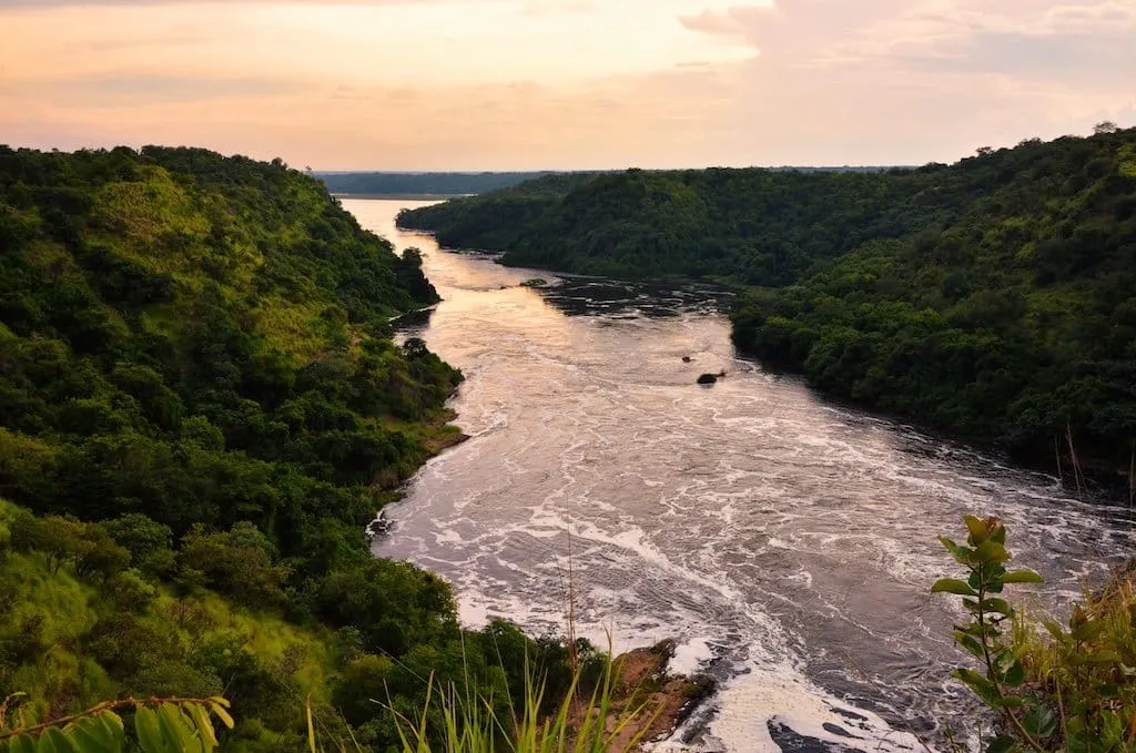 Evening Nile River Uganda image