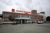 Main entrance of Dukovany Nuclear Power Station near Dukovany Trebic District