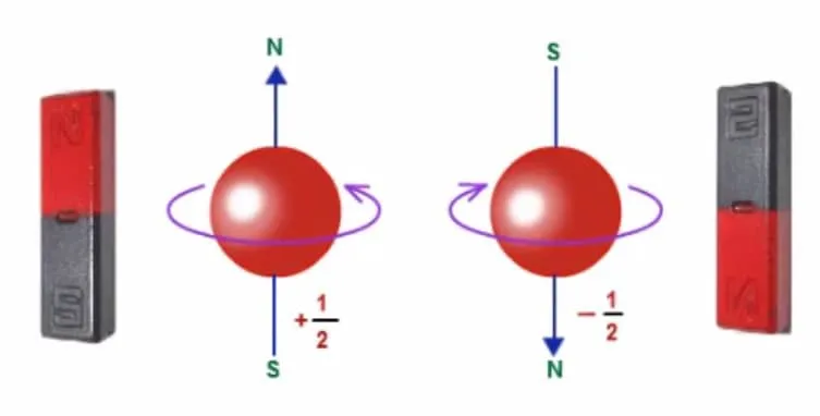 electron spin image