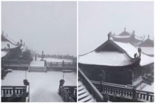 Tuyết trắng ‘bất thường’ phủ dày trên đỉnh Fansipan