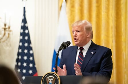Ông Trump kêu gọi ‘tẩy chay’ các doanh nghiệp phản đối luật liêm chính bầu cử