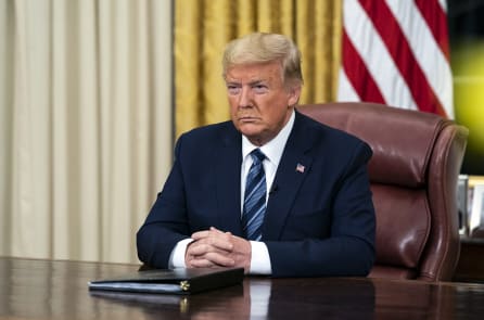 Bức ảnh cựu TT Trump được triển lãm tại Phòng trưng bày Chân dung Quốc gia