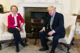 Boris Johnson Ursula von der Leyen