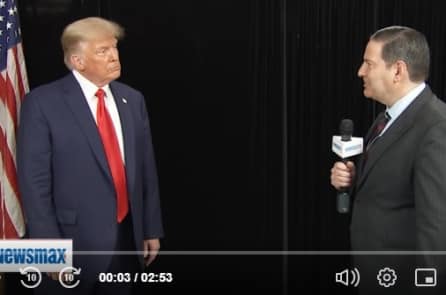 Ông Trump nói với Newsmax: ‘Không thể tưởng tượng’ ai khác thắng cử 2024