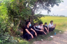 12 người Trung Quốc vào đến An Giang, chuẩn bị vượt biên sang Campuchia mới bị bắt