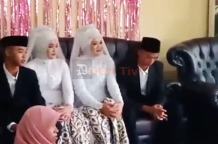 Indonesia: Chị em sinh đôi lấy anh em sinh đôi