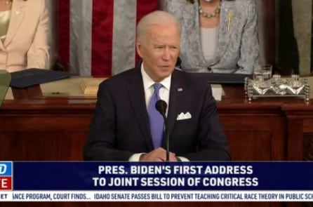 11,6 triệu lượt xem ông Biden phát biểu tại Quốc hội, kém ông Trump gần 75%