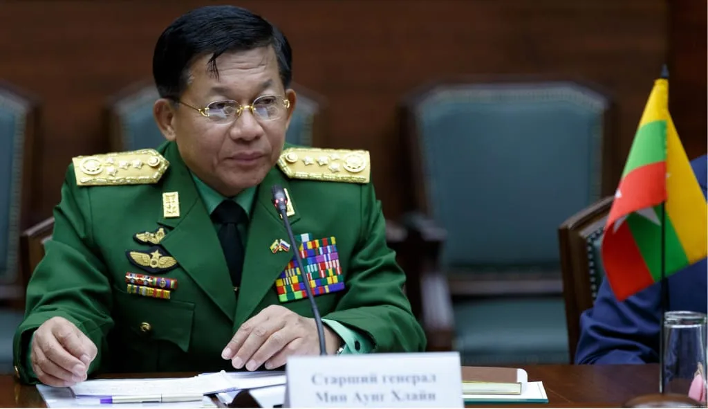 Min Aung Hlaing in June 2017