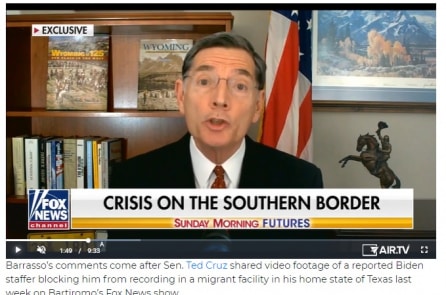 TNS Barrasso: Chính quyền Biden đang ‘cố gắng che giấu’ cuộc khủng hoảng biên giới