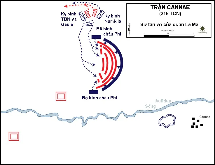 Cannae: Trận đánh kinh điển giữa quân La Mã và quân Carthage