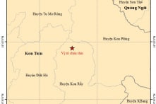 Kon Tum liên tiếp xảy ra 5 trận động đất