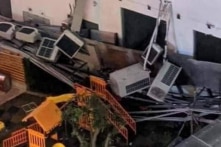 Hà Nội: Sập giàn điều hòa tại khu sân chơi cho trẻ em của chung cư An Bình