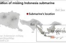 Indonesia: Nhà chức trách nói tàu ngầm bị gãy làm ba, tất cả 53 người đã chết