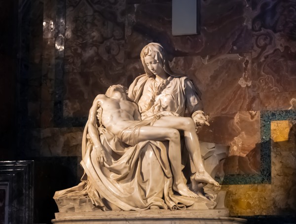 Tuyệt tác Pietà của Michelangelo: Thuần khiết từ bi, vô oán vô hận