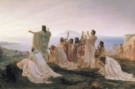 Tái kết nối với sự tốt đẹp của vũ trụ: “Những người theo phái Pythagoras chào đón bình minh”
