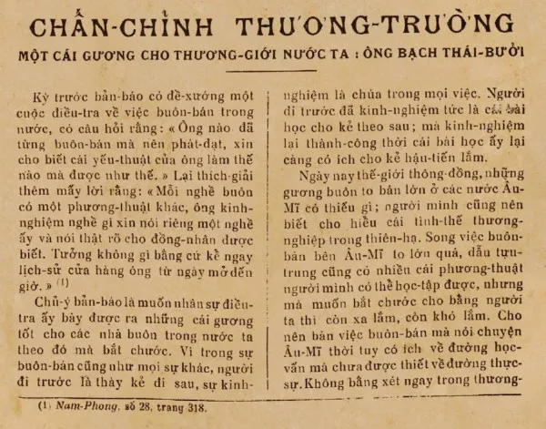 Chuyện tay trắng lập nghiệp của “Vua tàu thủy” Bạch Thái Bưởi (P2)