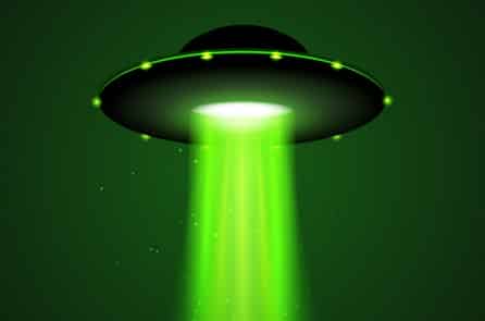 Máy bay quân sự Canada nhìn thấy UFO màu xanh lá trên bầu trời