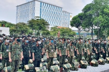 600 học viên Học viện Quân y tiếp tục vào TP.HCM