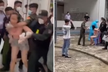 Lo ngại bị lây nhiễm, một phụ nữ tại Bình Dương bị phá cửa nhà, khóa tay, cưỡng ép test COVID-19