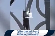 Taliban treo thi thể tội phạm ở quảng trường chính của thành phố Herat