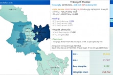 TP Thủ Đức: Số ca nhiễm COVID-19 tăng cao dù 100% người trên 18 tuổi tiêm mũi 1 vắc-xin