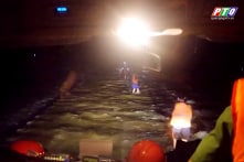 Xe tải bị cuốn xuống sông Trà Khúc: Tìm thấy thi thể người vợ, người chồng vẫn mất tích