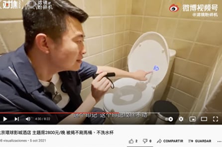 Khách sạn 5 sao tại Bắc Kinh bị phanh phui không rửa sạch toilet, cốc nước