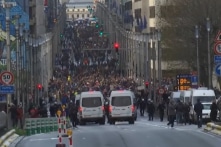 Bỉ: Hàng chục nghìn người biểu tình phản đối quy định tiêm vắc-xin nghiêm ngặt hơn