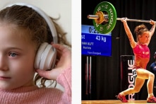Bé gái 8 tuổi nâng tạ 45 kg muốn đến thi ở Olympic