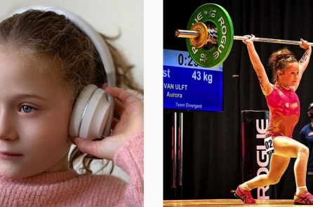 Bé gái 8 tuổi nâng tạ 45 kg muốn đến thi ở Olympic