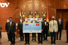 Việt Nam nhận lô vật tư y tế viện trợ trị giá 75.000 USD từ Thái Lan