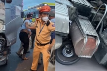 Tài xế container nghi dương tính ma túy đâm nhiều xe máy gây tai nạn liên hoàn