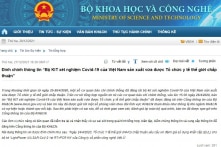 Bộ KH&CN: Đăng tin sai ‘WHO chấp thuận kit xét nghiệm của Việt Á’ là do… báo chí chính thống