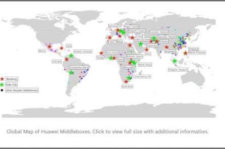 Báo cáo: 17 quốc gia sử dụng thiết bị và công nghệ của Huawei để chặn internet