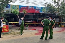 Bình Thuận: Vụ tạt sơn, mang quan tài đi đòi nợ, 4 người bị bắt giữ
