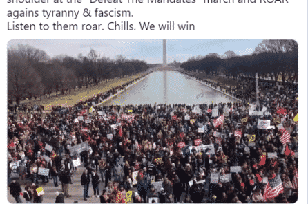 Hàng chục nghìn người tập hợp tại Washington D.C kêu gọi chấm dứt bắt buộc tiêm vắc-xin COVID-19