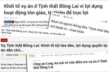 ‘Loạn’ tội danh trong vụ Tịnh thất Bồng Lai