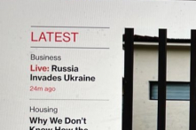 Hãng tin Bloomberg xin lỗi vì ‘vô tình’ đăng tin sai ‘Nga xâm lược Ukraine’