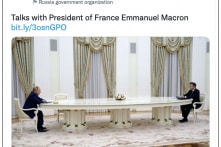 TT Pháp Macron từ chối xét nghiệm COVID trước khi gặp ông Putin để Nga không thể lấy DNA