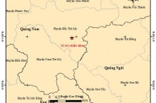 Trong vòng 20 phút, Quảng Nam liên tiếp xảy ra hai trận động đất