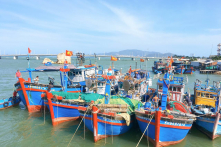 Ngư dân một số tỉnh miền Trung “nằm bờ” vì giá xăng dầu tăng