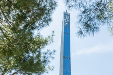 Tòa nhà chọc trời mỏng nhất thế giới ở Manhattan vừa được hoàn thành